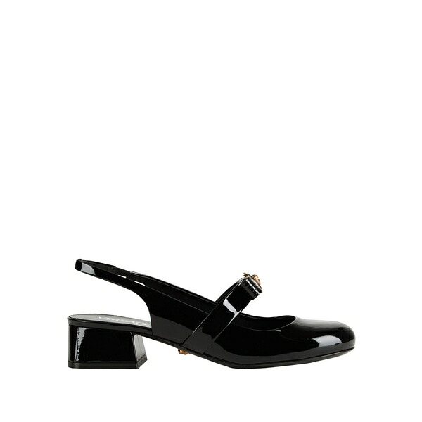【貨物輸送無料】 ヴェルサーチ レディース パンプス シューズ Pumps Black