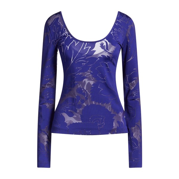 【貨物輸送無料】 エトロ レディース プルオーバー トップス T-shirts Purple