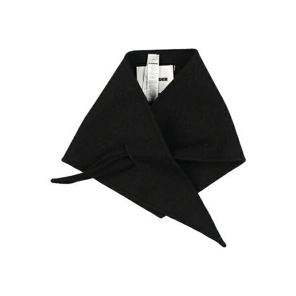 【貨物輸送無料】 ジル・サンダー レディース えり巻き・袈裟・えり巻き 付属物 Scarves Black