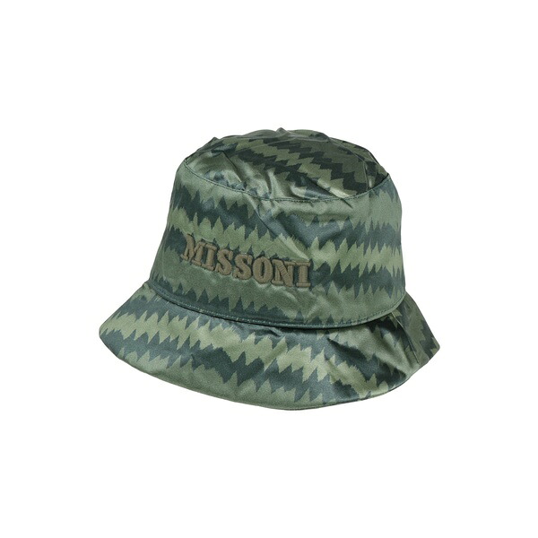 【貨物輸送無料】 ミッソーニ レディース かぶり笠 添え物 Hats Green