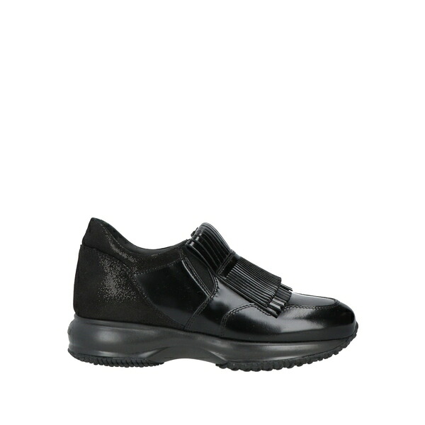 【貨物輸送無料】 ホー火器 レディース スリッポン・ローファー シューズ Loafers Black