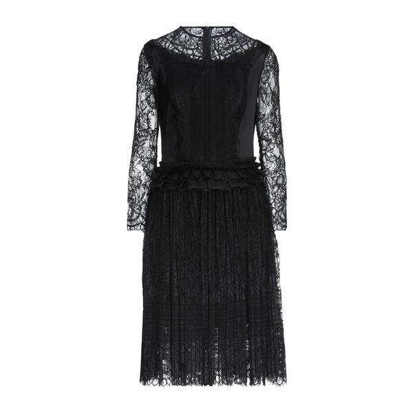 【貨物輸送無料】 エルマンノ シェルヴィーノ レディース 衣裳 トップス Midi dresses Black