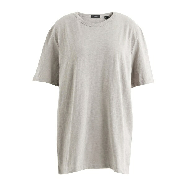 【送料無料】 セオリー レディース Tシャツ トップス T-shirts Grey