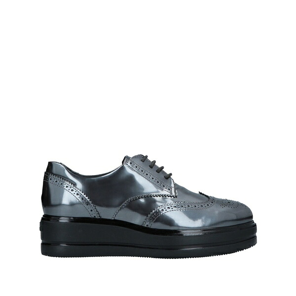【貨物輸送無料】 ホー鵞鳥 レディース オックスフォード シューズ Lace-up shoes Grey