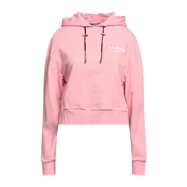 【貨物輸送無料】 バルマン レディース パーカー・スウェットシャツ アウター Sweatshirts Pink