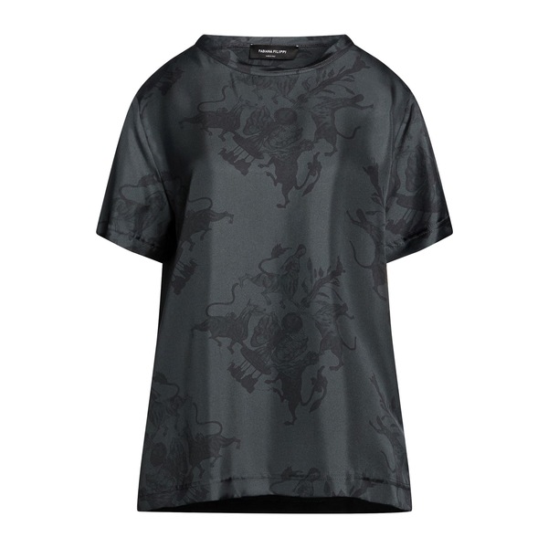 【送料無料】 ファビアナ フィリッピ レディース Tシャツ トップス Tops Grey｜asty