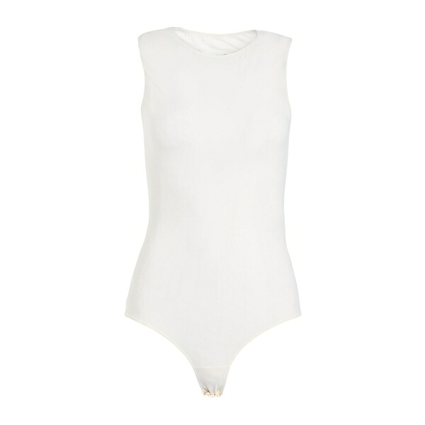【貨物輸送無料】 マルタンマルジェラ レディース プルオーバー トップス Bodysuits White