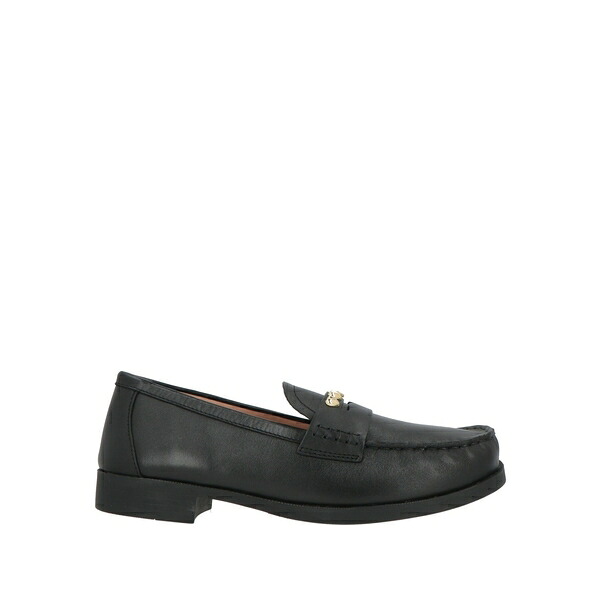 【貨物輸送無料】 モスキーノ レディース スリッポン・ローファー シューズ Loafers Black