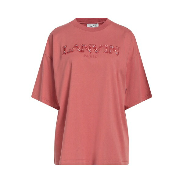 【送料無料】 ランバン レディース Tシャツ トップス T-shirts Pink|asty