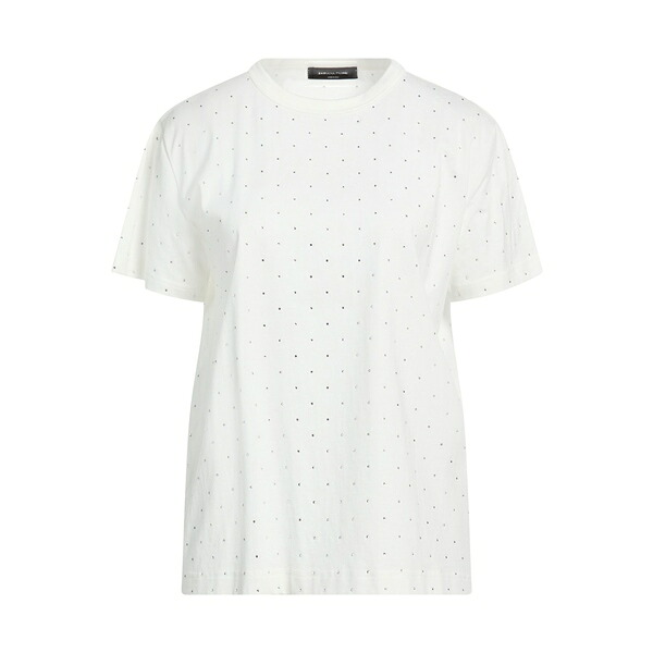 【貨物輸送無料】 ファビアナ フィリッピ レディース ティーシャツ トップス T-shirts White