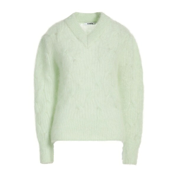【貨物輸送無料】 ヴィヴェッタ レディース 編み物\u0026スウェーター アウター Sweaters Green