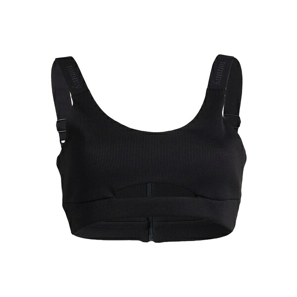 【送料無料】 トミー ヒルフィガー レディース Tシャツ トップス Tops Black|asty