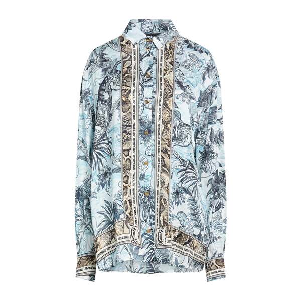 【送料無料】 ロベルトカヴァリ レディース シャツ トップス Shirts Azure