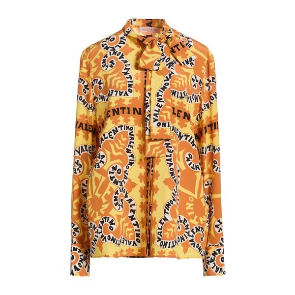 【貨物輸送無料】 ヴァレンティノ ガラヴァーニ レディース ティーシャツ トップス Shirts Orange