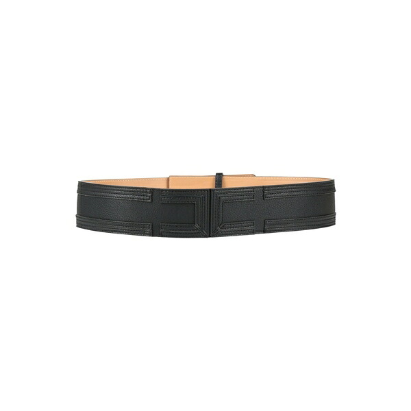 【貨物輸送無料】 エリザベスフランキ レディース 胴締め 佩び物 Belts Black