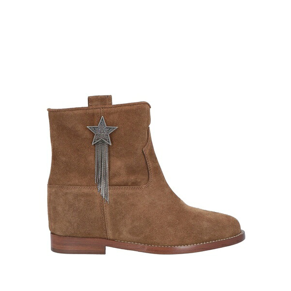 【貨物輸送無料】 ヴィアローマ15 レディース ブーツ シューズ Ankle boots Beige