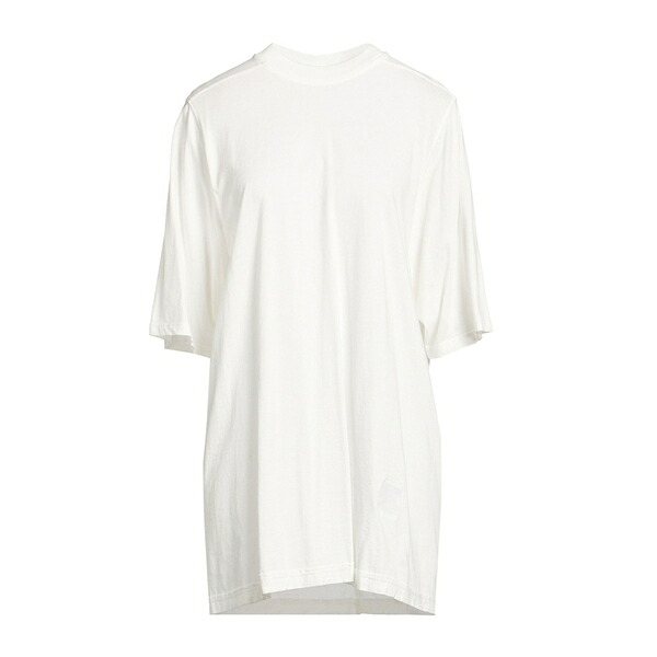 【貨物輸送無料】 リックオウエンス レディース プルオーバー トップス T-shirts White