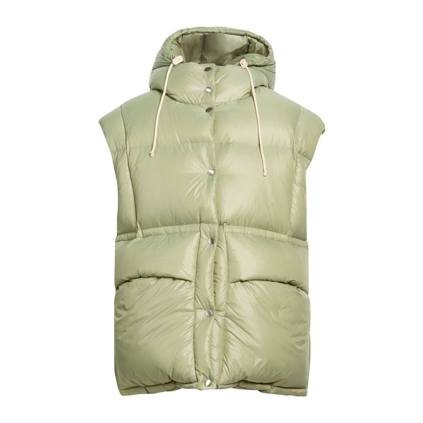 【貨物輸送無料】 ジル・サンダー レディース 上衣＆上衣 アウター Vests Green