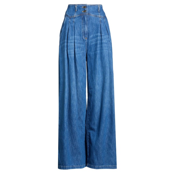 【貨物輸送無料】 ツイン仕掛ける レディース ジーンズズボン下 ボトムス Jeans Blue