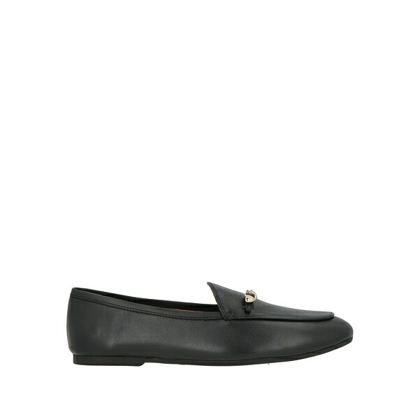 【貨物輸送無料】 モスキーノ レディース スリッポン・ローファー シューズ Loafers Black
