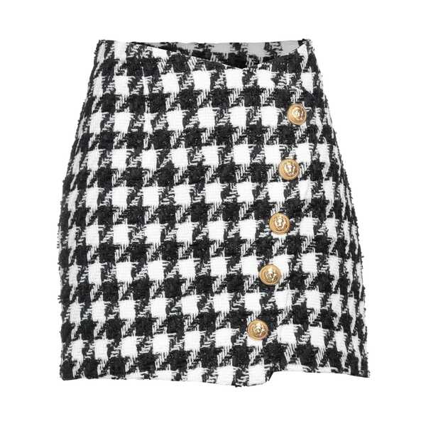 【貨物輸送無料】 バルマン レディース スコート ボトムス Mini skirts Black