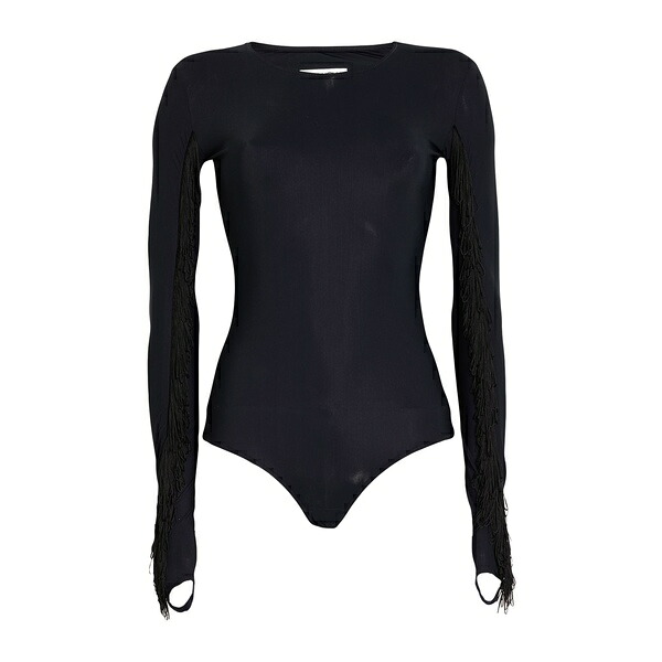 【貨物輸送無料】 マルタンマルジェラ レディース プルオーバー トップス Bodysuits Black