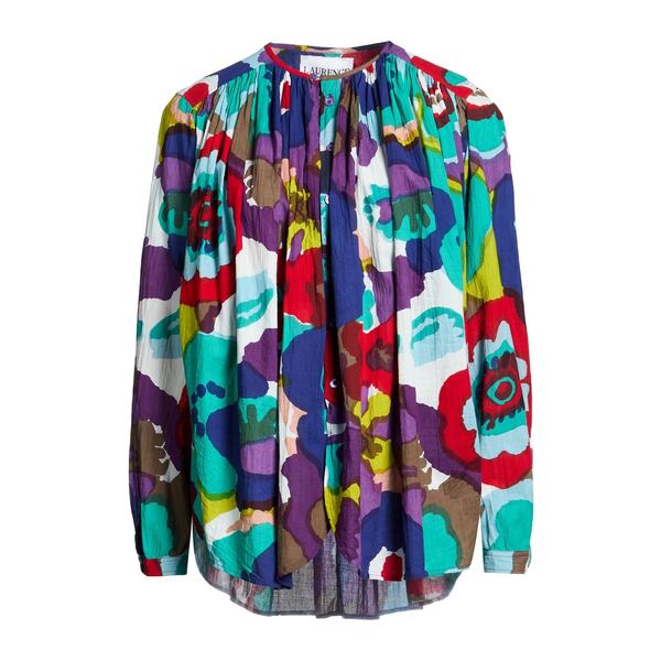 【貨物輸送無料】 ローレンス 金管楽器 レディース プルオーバー トップス Shirts Purple