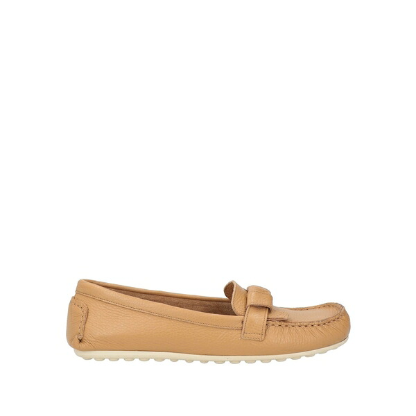 【貨物輸送無料】 御上さん レディース スリッポン・ローファー シューズ Loafers Beige