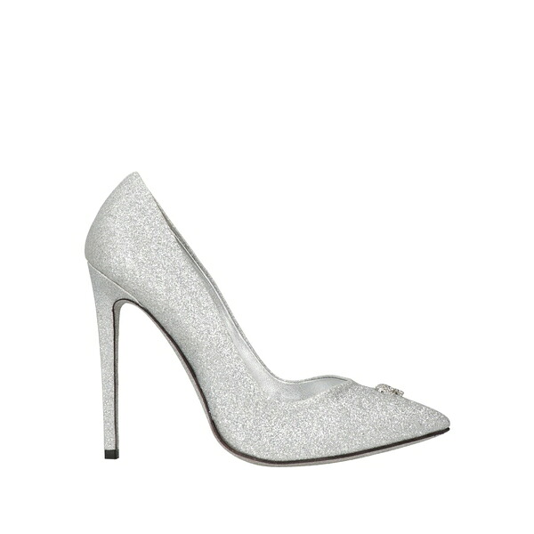 【貨物輸送無料】 フィリップ飾り気の無い レディース パンプス シューズ Pumps Silver