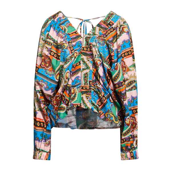 【送料無料】 コナー & ブレイク レディース Tシャツ トップス Tops Azure|asty
