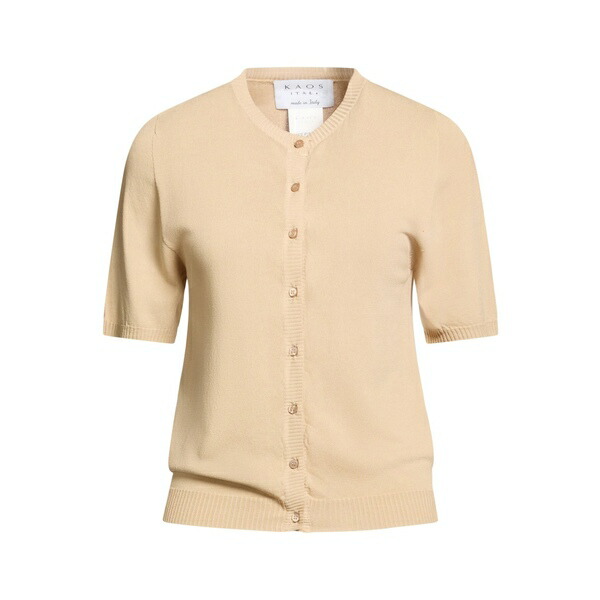 【貨物輸送無料】 騒々しい混乱 レディース ジレー アウター Cardigans Beige