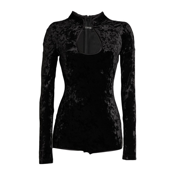 【貨物輸送無料】 呼びりん探し回る レディース プルオーバー トップス Bodysuits Black