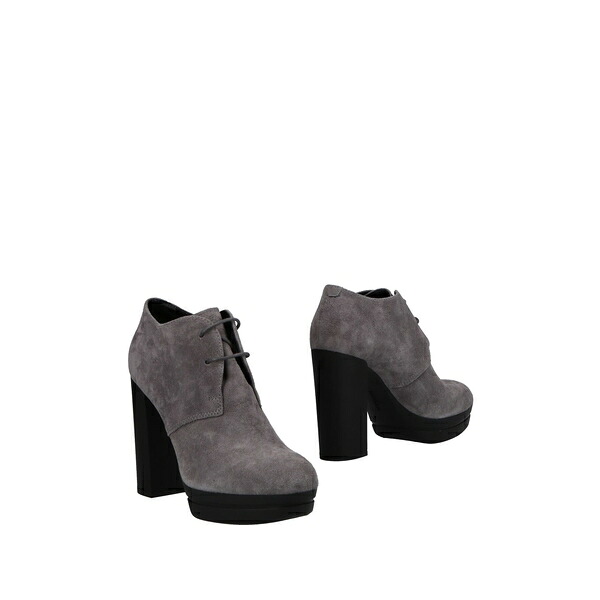 【貨物輸送無料】 ホー火器 レディース オックスフォード シューズ Lace-up shoes Grey