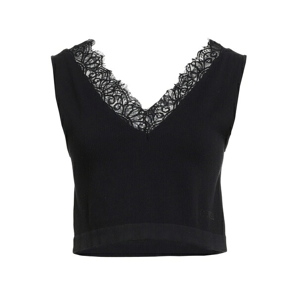 【貨物輸送無料】 ゲス レディース ティーシャツ トップス Tops Black レディースファッション-トップス