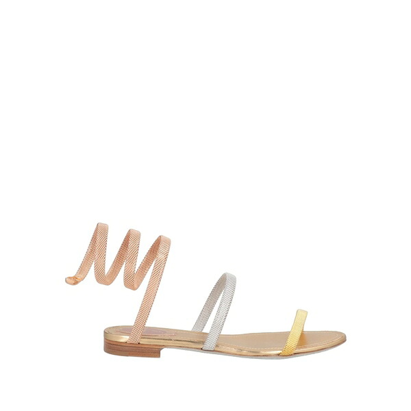 【貨物輸送無料】 ルネ カオヴィラ レディース サンダル シューズ Sandals Gold