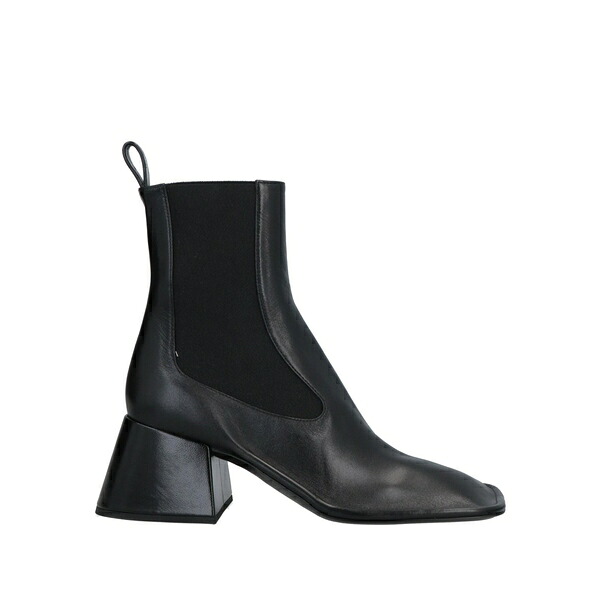【貨物輸送無料】 ジル・サンダー レディース ブーツ シューズ Ankle boots Black