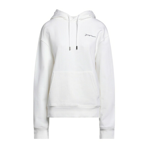 【貨物輸送無料】 ジャクエムス レディース パーカー・スウェットシャツ アウター Sweatshirts White