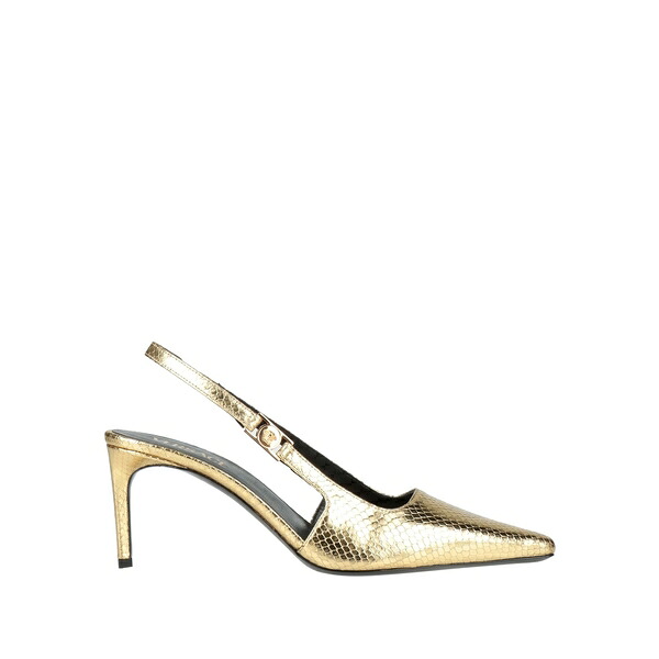 【貨物輸送無料】 ヴェルサーチ レディース パンプス シューズ Pumps Gold