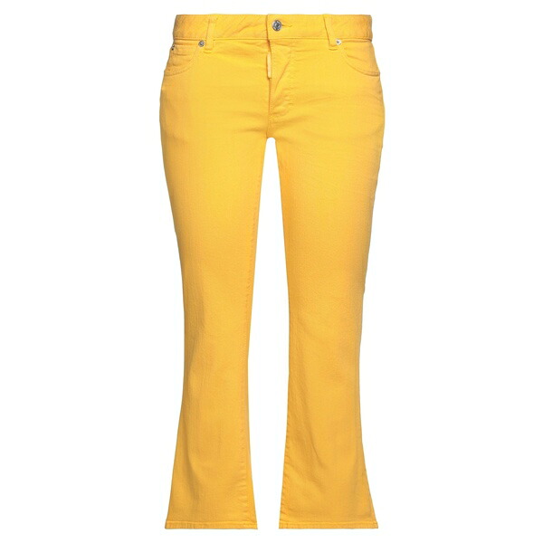 【送料無料】 ディースクエアード レディース デニムパンツ ボトムス Jeans Yellow