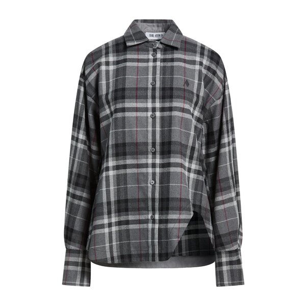【送料無料】 ジ アティコ レディース シャツ トップス Shirts Grey｜asty