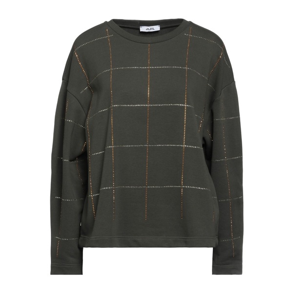 【送料無料】 ジジル レディース パーカー・スウェットシャツ アウター Sweatshirts Green|asty