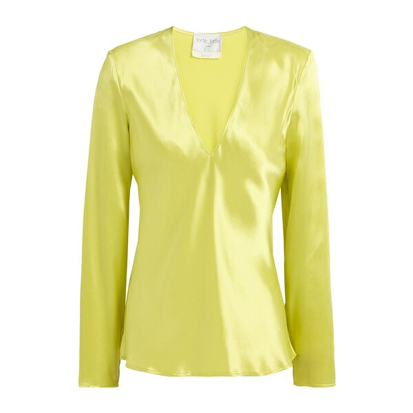 【送料無料】 フォルテ フォルテ レディース Tシャツ トップス Tops Yellow