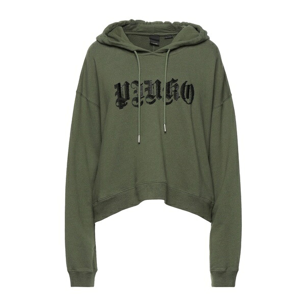 【送料無料】 ピンコ レディース パーカー・スウェットシャツ アウター Sweatshirts Green