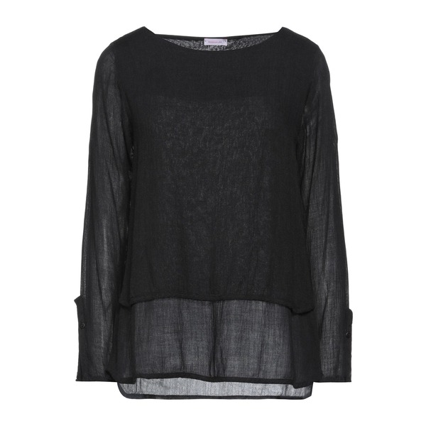 【貨物輸送無料】 ロッソピューロ レディース プルオーバー トップス Tops Black