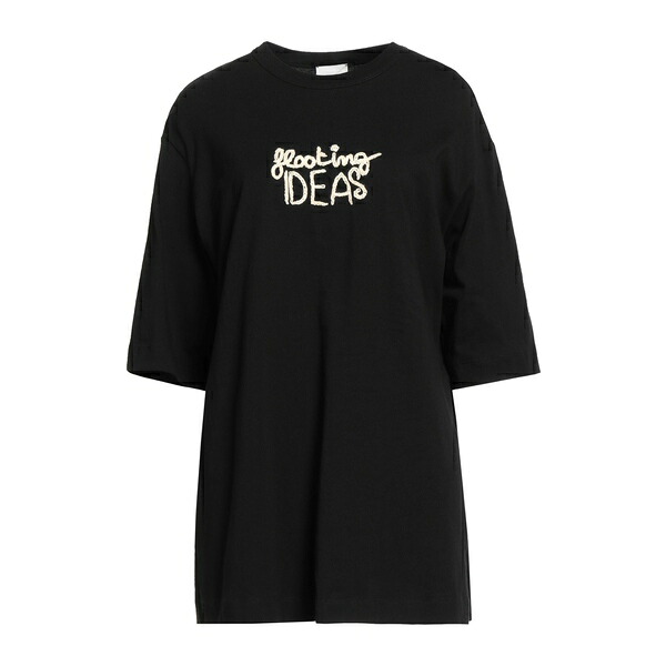 【送料無料】 アリジ レディース Tシャツ トップス T-shirts Black｜asty