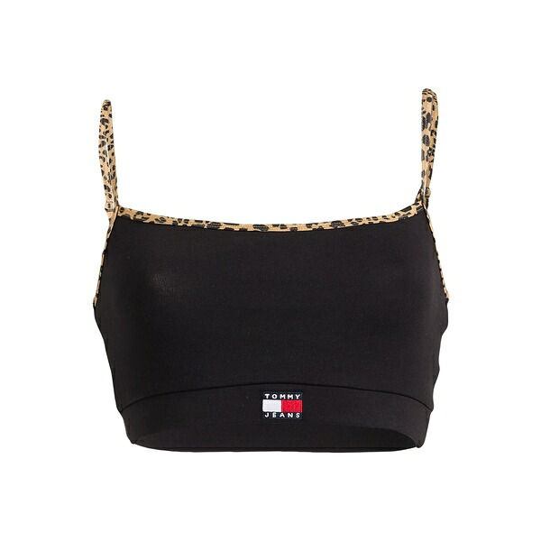 【送料無料】 トミー ヒルフィガー レディース Tシャツ トップス Tops Black|asty