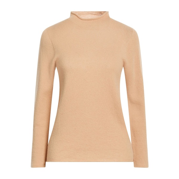 【送料無料】 メッサジェリエ レディース ニット\u0026セーター アウター Turtlenecks Beige