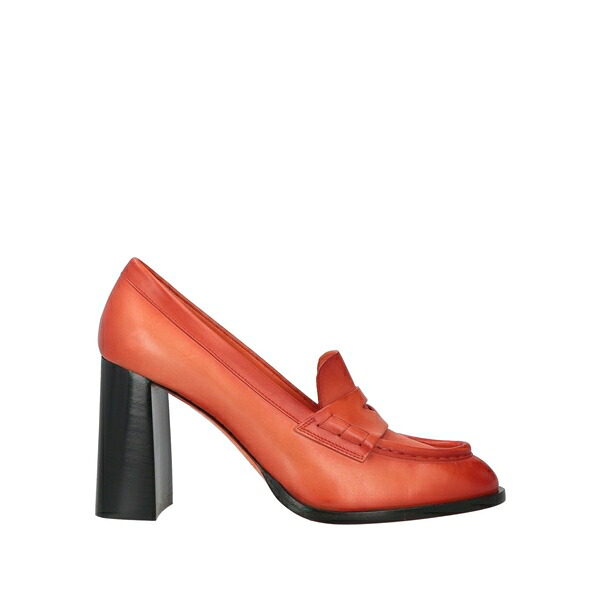 【送料無料】 サントーニ レディース スリッポン・ローファー シューズ Loafers Orange