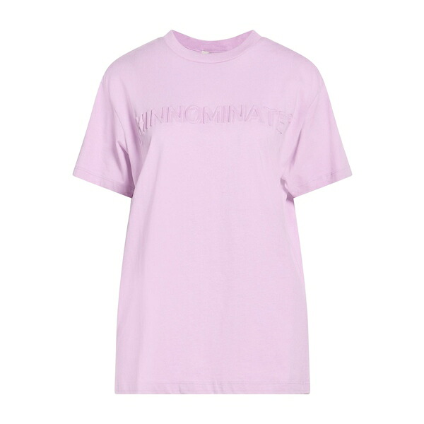 【送料無料】 ヒノミネイト レディース Tシャツ トップス T-shirts Purple