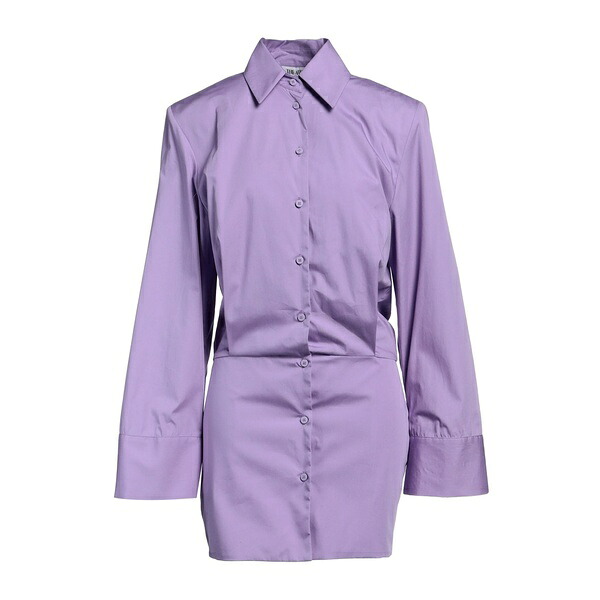 【送料無料】 ジ アティコ レディース ワンピース トップス Mini dresses Purple 57,480円